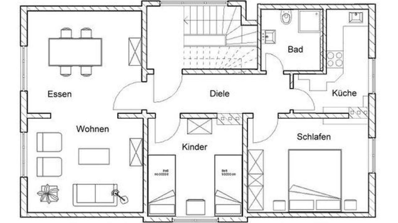 ליבק Pematra Ferienwohnung Faehrblick מראה חיצוני תמונה